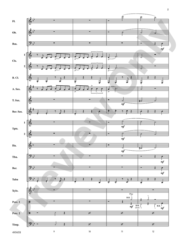 Good 4 U - Concert Band Conductor Score & Parts (Digital Download)