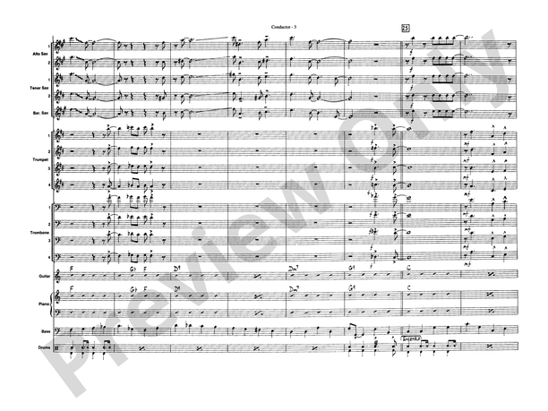 Take the "A" Train (Grade 5) - Jazz Ensemble Conductor Score & Parts (Digital Download)