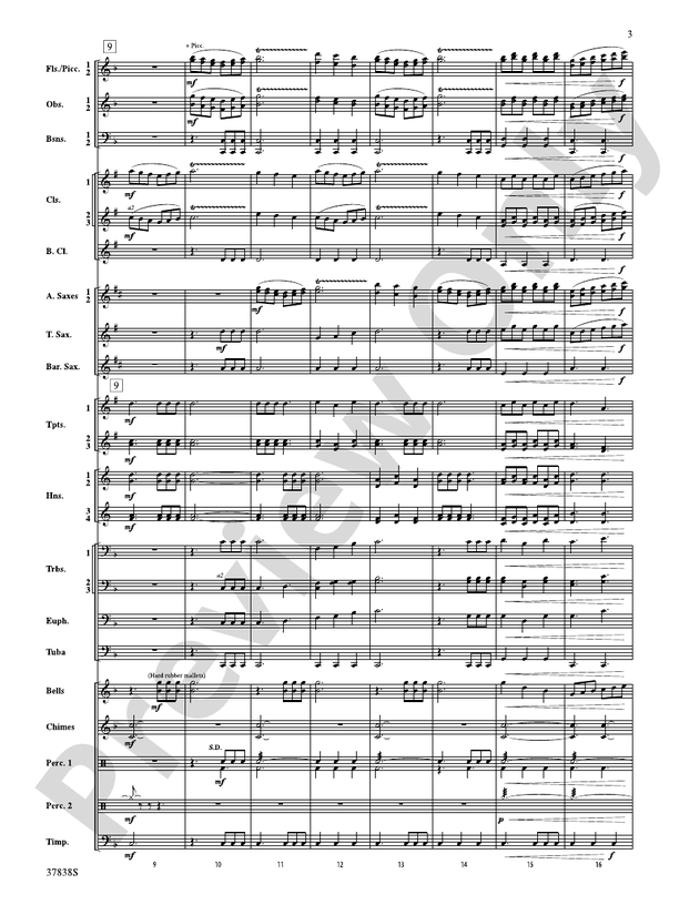 Joyful Variations - Concert Band Conductor Score & Parts (Digital Download)