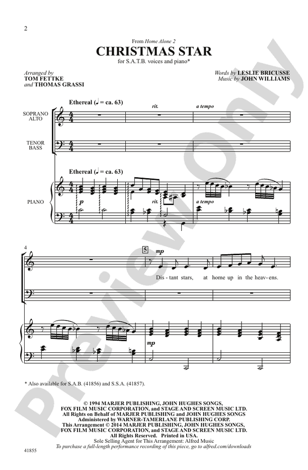 Christmas Star – SATB Choral Octavo (Digital Download)
