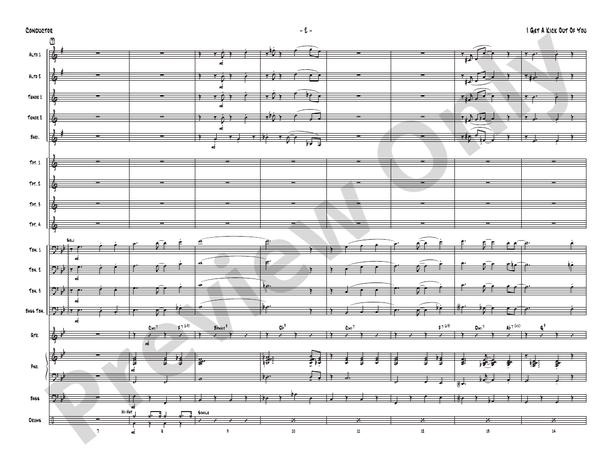 I Get a Kick Out of You (Grade 3) - Jazz Ensemble Conductor Score & Parts(Digital Download)
