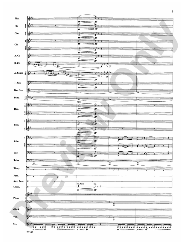 Chiaroscuro - Concert Band Conductor Score & Parts (Digital Download)