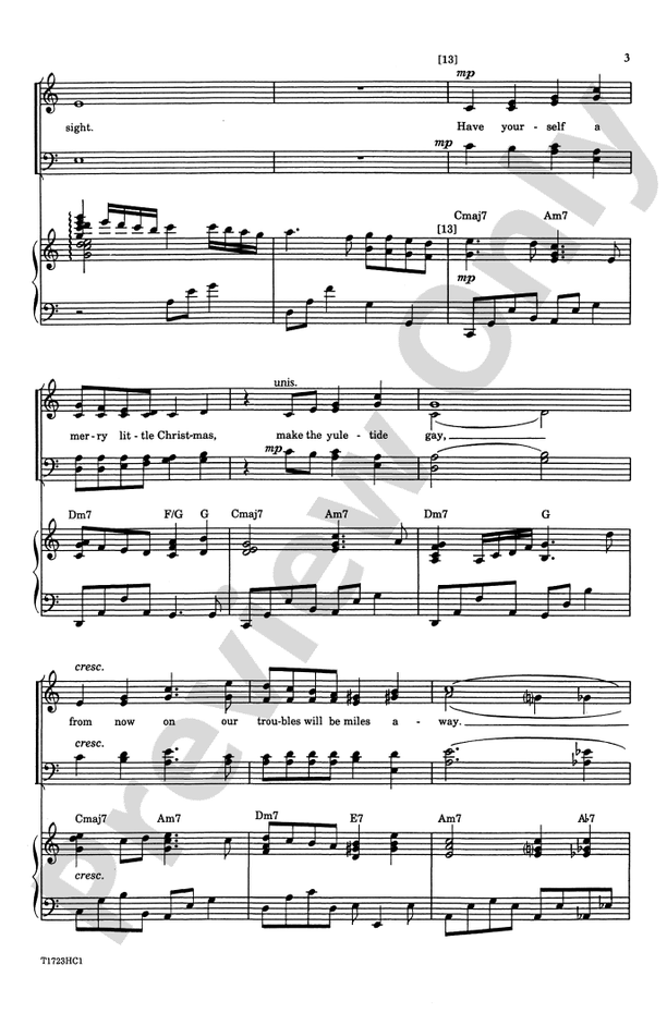 Have Yourself a Merry Little Christmas – SATB Choral Octavo (Digital Download)