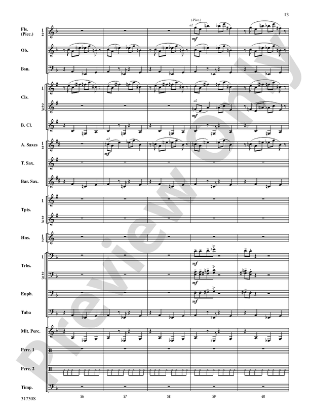 They Shall Run and Be Free - Concert Band Conductor Score & Parts (Digital Download)