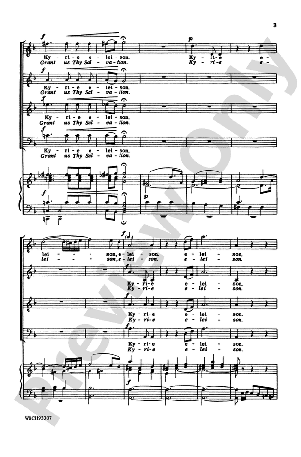 Kyrie Eleison (Grant Us Thy Salvation) (from The Lord Nelson Mass) – SATB Choral Octavo (Digital Download)