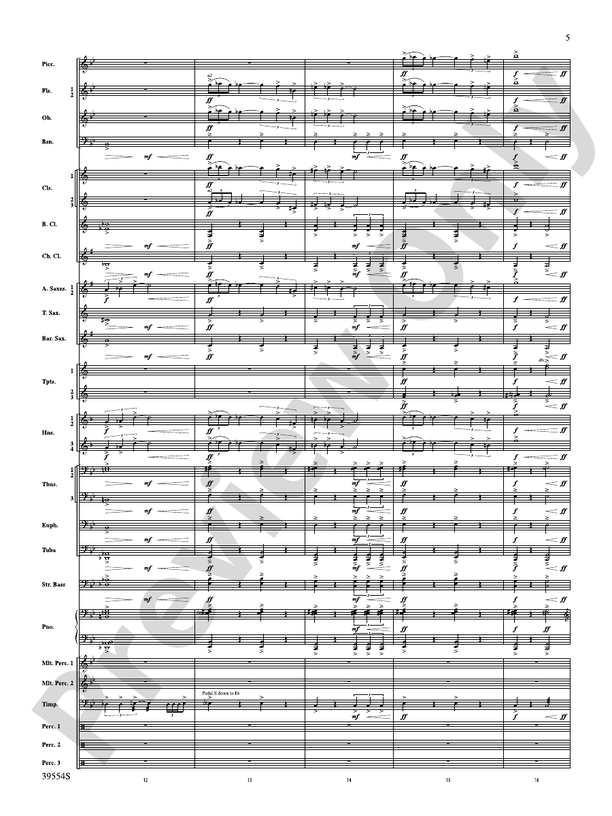 CompleX-2030 - Concert Band Conductor Score & Parts (Digital Download)