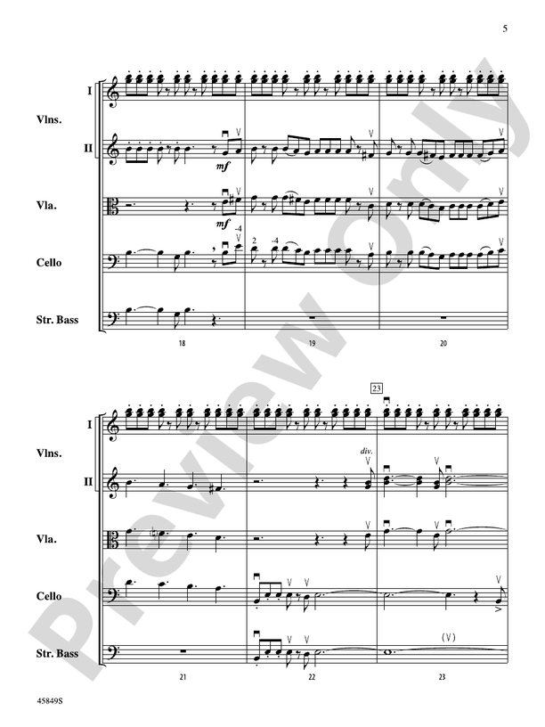 American Salute - String Orchestra Conductor Score & Parts (Digital Download)
