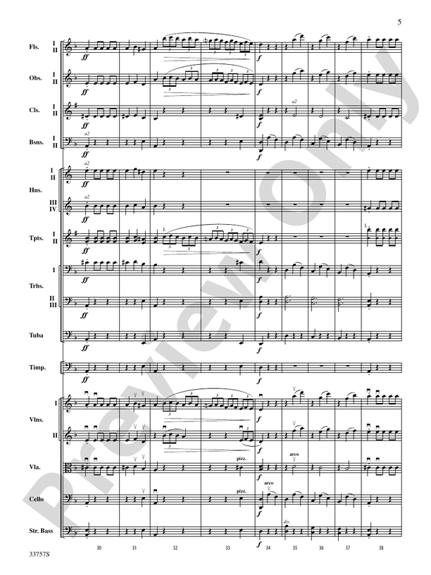 The Quest – Full Orchestra Conductor Score & Parts (Digital Download)