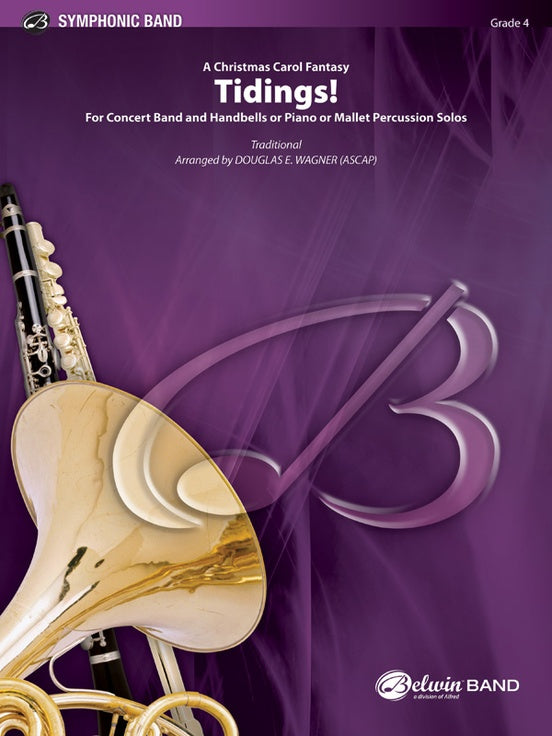 Tidings! (A Christmas Carol Fantasy) - Concert Band Conductor Score & Parts (Digital Download)