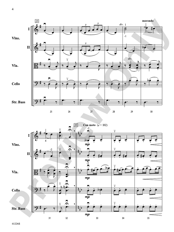 Three Lyric Pieces – String Orchestra Conductor Score & Parts (Digital Download)