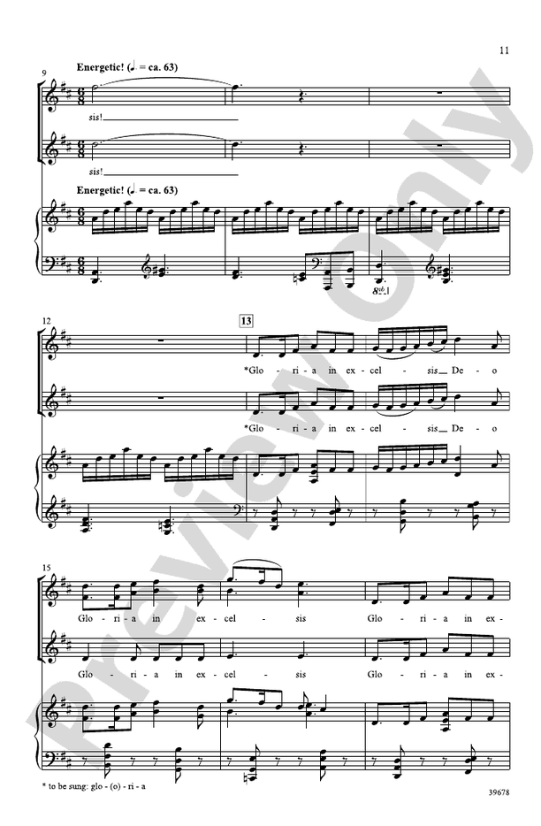 Missa Festiva – SSA Choral Octavo (Digital Download)