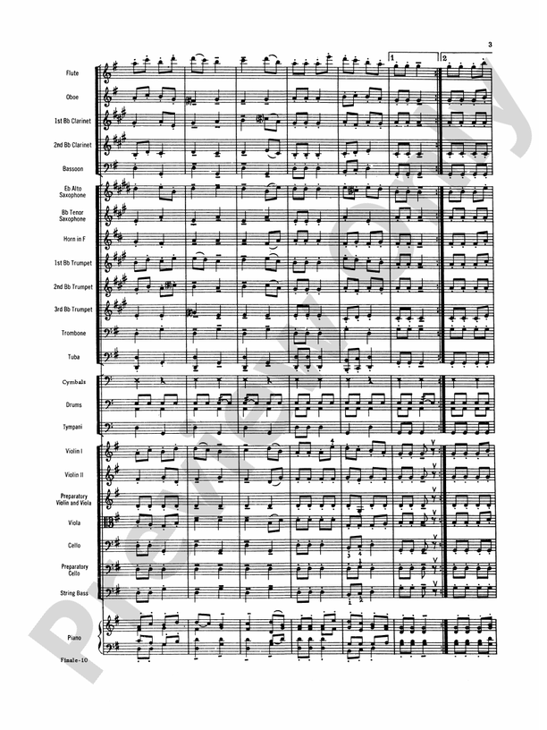 Surprise Symphony Finale – Full Orchestra Conductor Score & Parts (Digital Download)