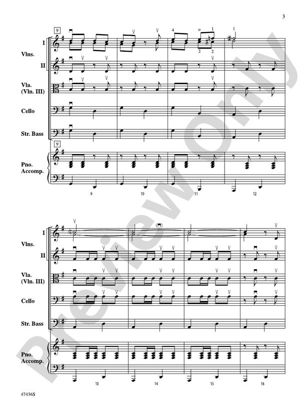 La Fiesta de Cuerdas - String Orchestra Conductor Score & Parts (Digital Download)