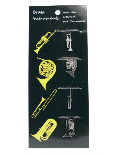 Paper Clips Pack of 4 Stainless Steel Brass Instruments