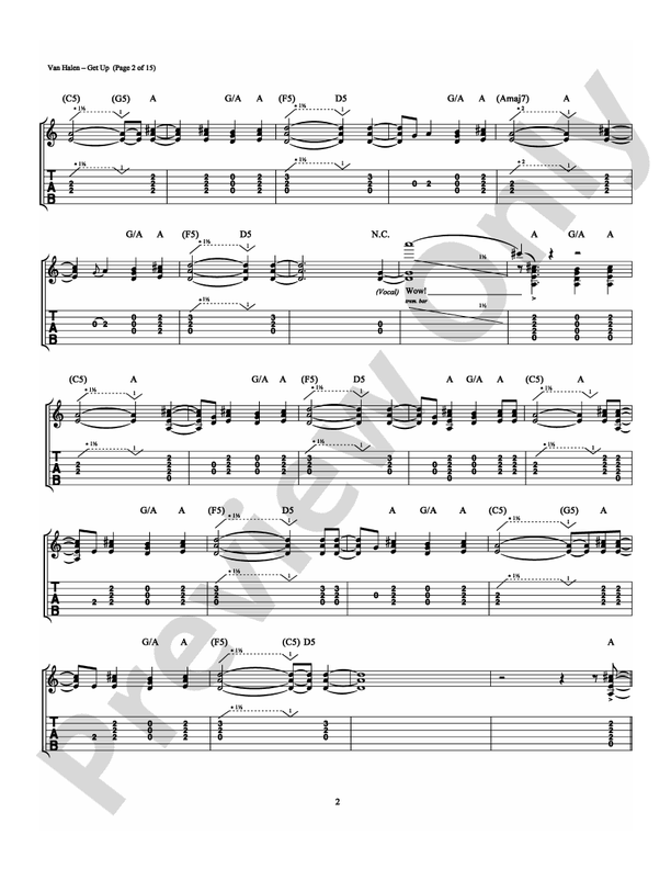 Get Up - Guitar TAB (Digital Download)