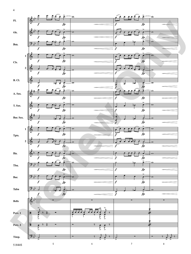 Mountain Celebration - Concert Band Conductor Score & Parts(Digital Download)