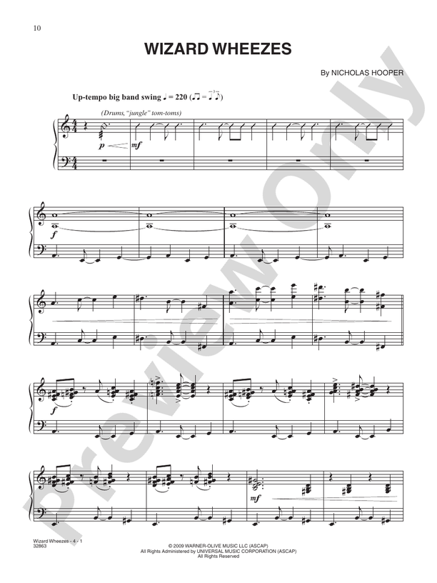 Wizard Wheezes (from "Harry Potter and the Half-Blood Prince") - Piano (Digital Download)