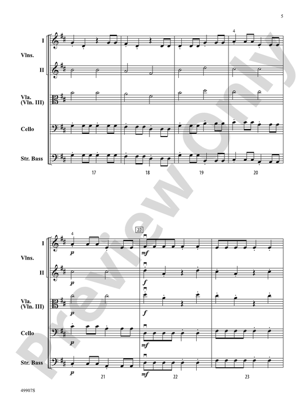 Playground Games - String Orchestra Conductor Score & Parts (Digital D