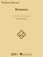 Romanza - Violin and Piano Reduction - William Bolcom - Violin Edward B. Marks Music Company