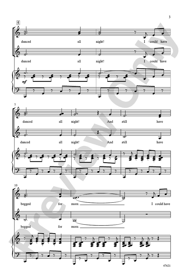 My Fair Ladies – SSA Choral Octavo (Digital Download)