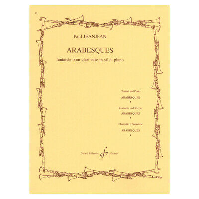 Jeanjean - Arabesques - Clarinet/Piano Accompaniment Billaudot LA23