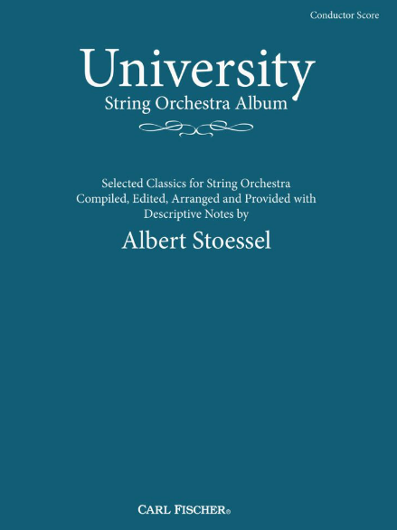 University String Orchestra Album - String Orchestra Score compiled & arranged by Stoessel Fischer O1525