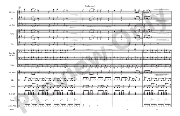 Immigrant Song – Marching Band Conductor Score & Parts (Digital Download)