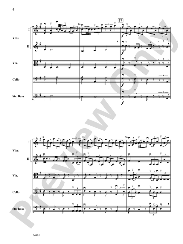 Midnight's Celtic Run – String Orchestra Conductor Score & Parts (Digital Download)