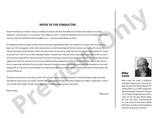 Sax to the Max - Jazz Ensemble Conductor Score & Parts (Digital Download)