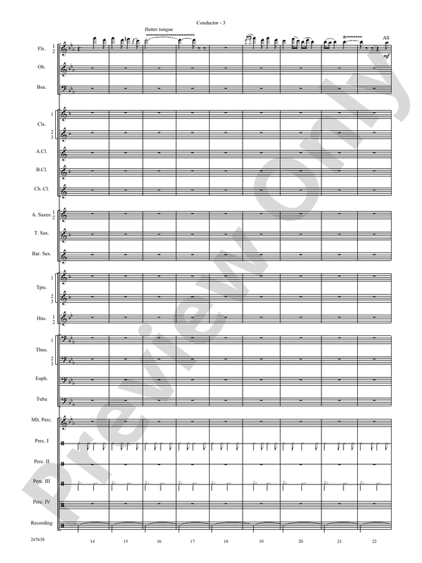 Native American Homage - Concert Band Conductor Score & Parts (Digital Download)