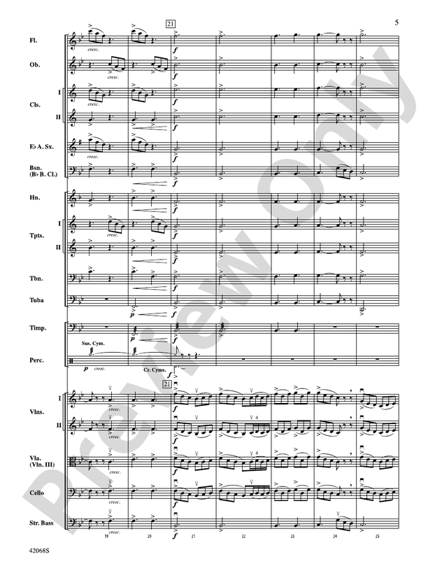 Peer Gynt Suite Selections – Full Orchestra Conductor Score & Parts (Digital Download)