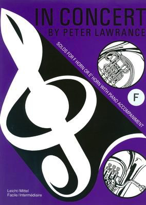 In Concert - French Horn Sheet Music/Piano Accompaniment by Lawrance Brasswind BW1104F
