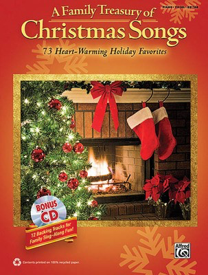 A Family Treasury of Christmas Songs - 73 Heart-Warming Holiday Favorites - Various - Hal Leonard Piano, Vocal & Guitar /CD