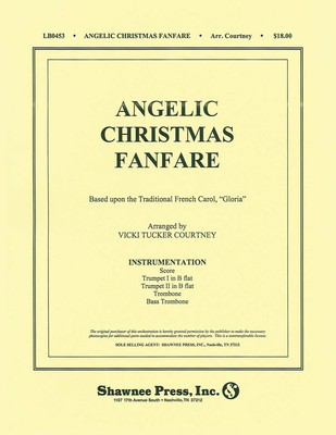 Angelic Christmas Fanfare - Based on Gloria - Vicki Tucker Courtney Shawnee Press Brass Quartet Score/Parts