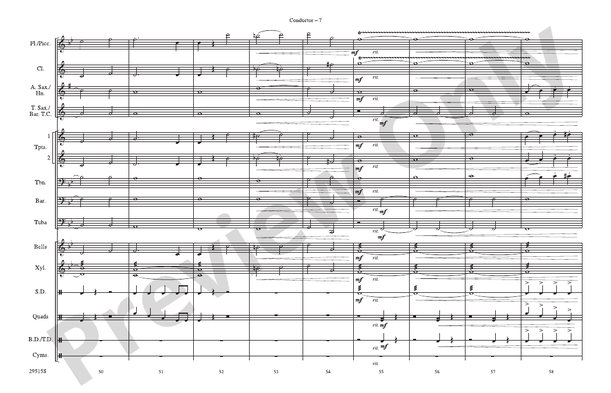 You're a Grand Old Flag / America, the Beautiful – Marching Band Conductor Score & Parts (Digital Download)