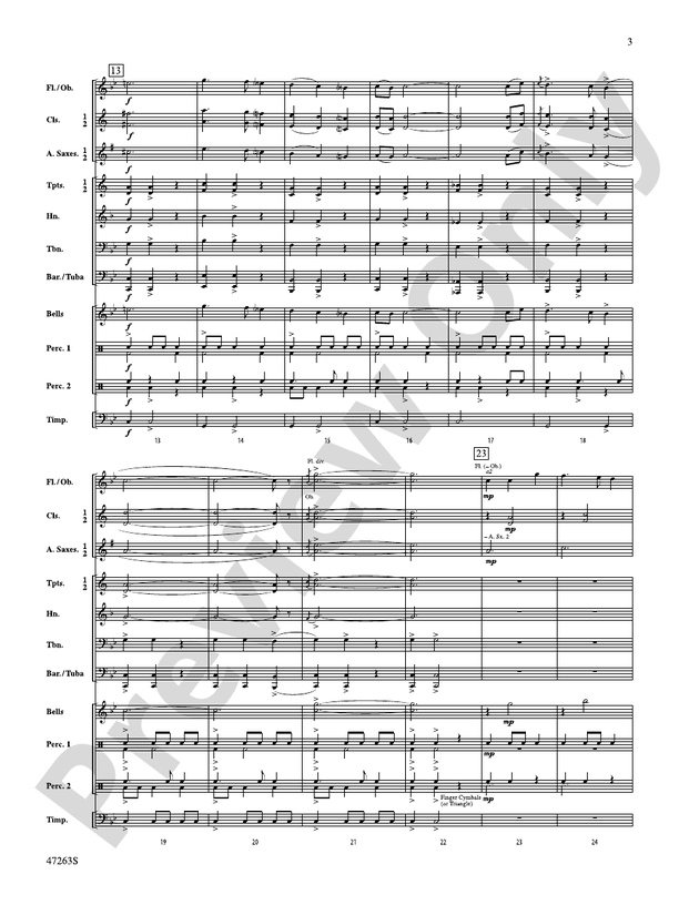 Galliard - Concert Band Conductor Score & Parts (Digital Download)