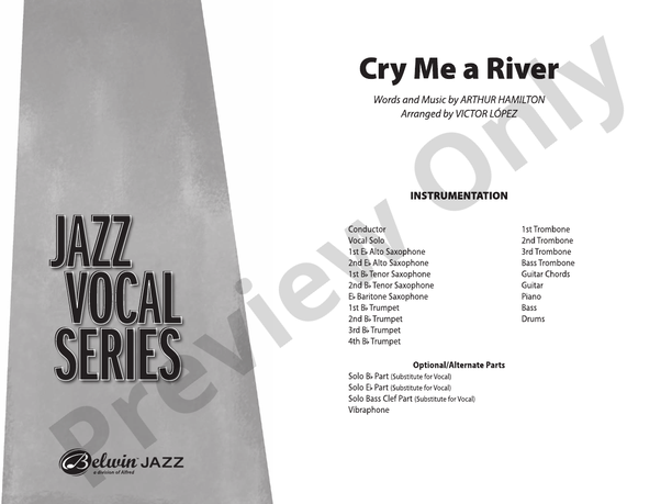 Cry Me a River - Jazz Ensemble Conductor Score & Parts (Digital Download)
