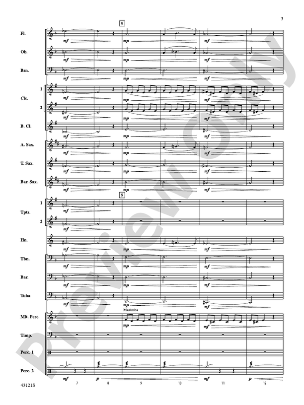 Godzilla, Selections from - Concert Band Conductor Score & Parts (Digital Download)