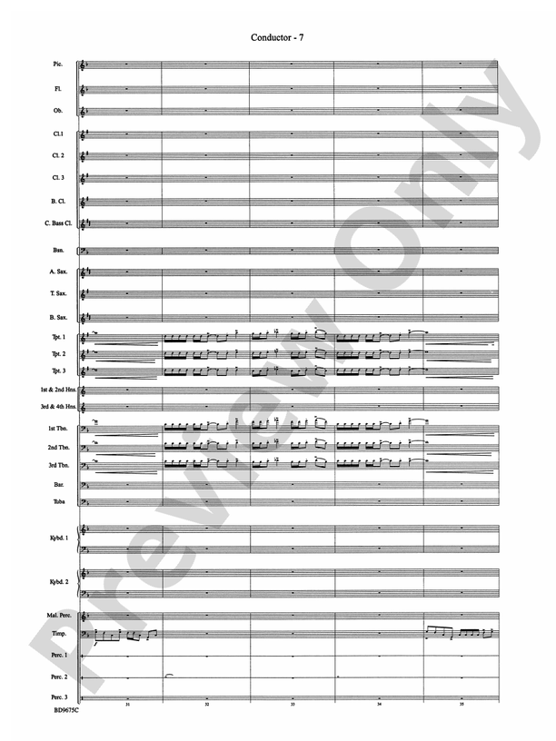 Twelve Seconds to the Moon - Concert Band Conductor Score & Parts (Digital Download)