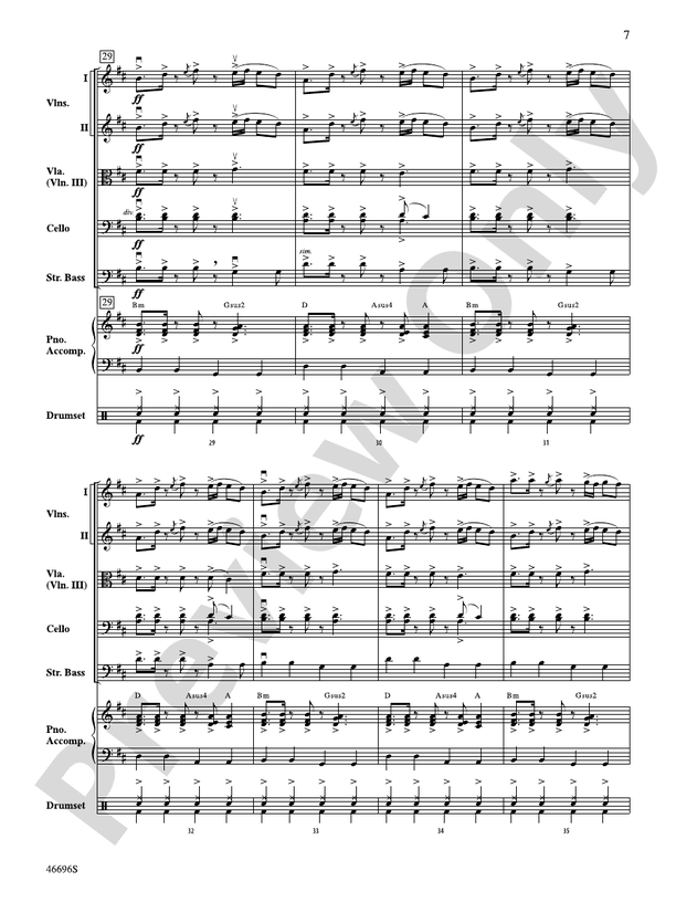 One Foot - String Orchestra Conductor Score & Parts (Digital Download)