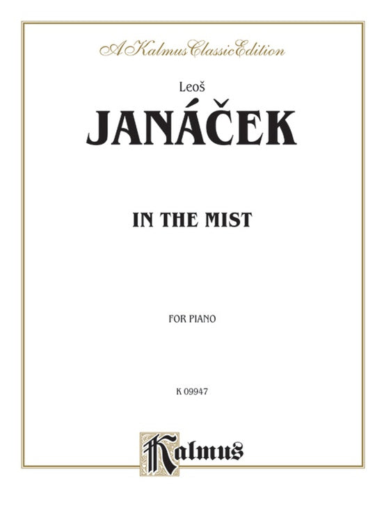 Janacek - In the Mist - Piano Solo (Digital Download)