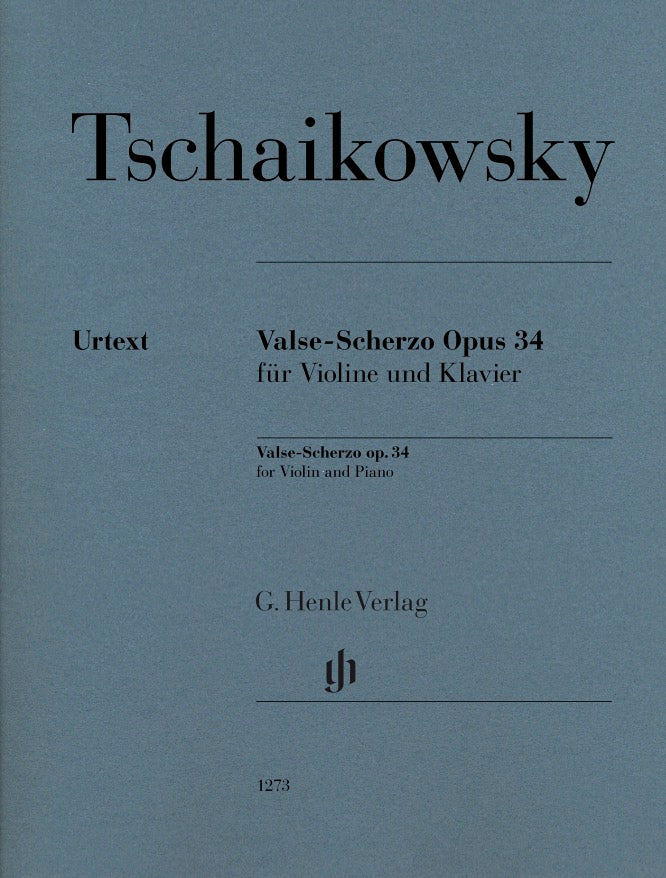 Valse-Scherzo Op 34 Violin/Piano - Tchaikovsky Peter Ilyich Henle HN1273