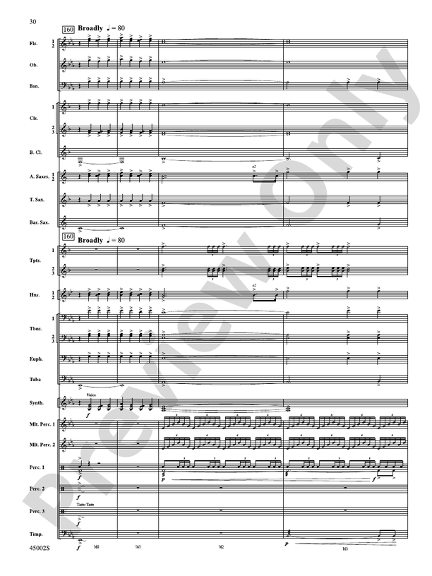 Winds of Change - Concert Band Conductor Score & Parts (Digital Download)