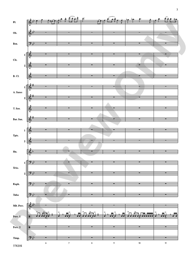 Wings - Concert Band Conductor Score & Parts (Digital Download)