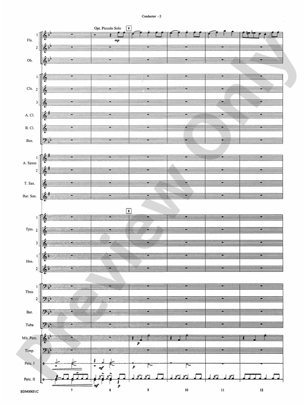 Parade of the Wooden Soldiers - Concert Band Conductor Score & Parts (Digital Download)