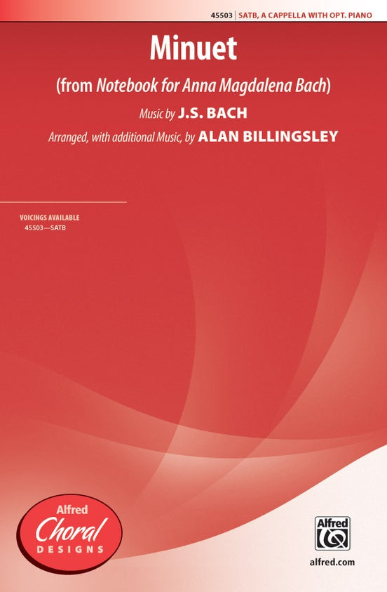 Minuet – SATB, Opt. a cappella Choral Octavo (Digital Download)