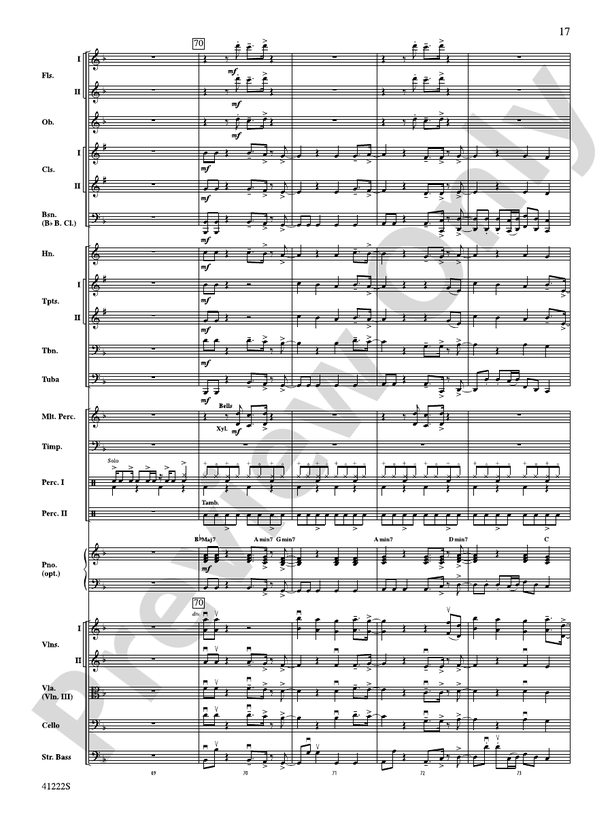 Treasure - Full Orchestra Conductor Score & Parts (Digital Download)