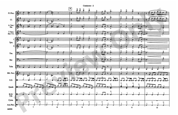 Paint It Black (Arr. Mike Story) – Marching Band Conductor Score & Parts (Digital Download)