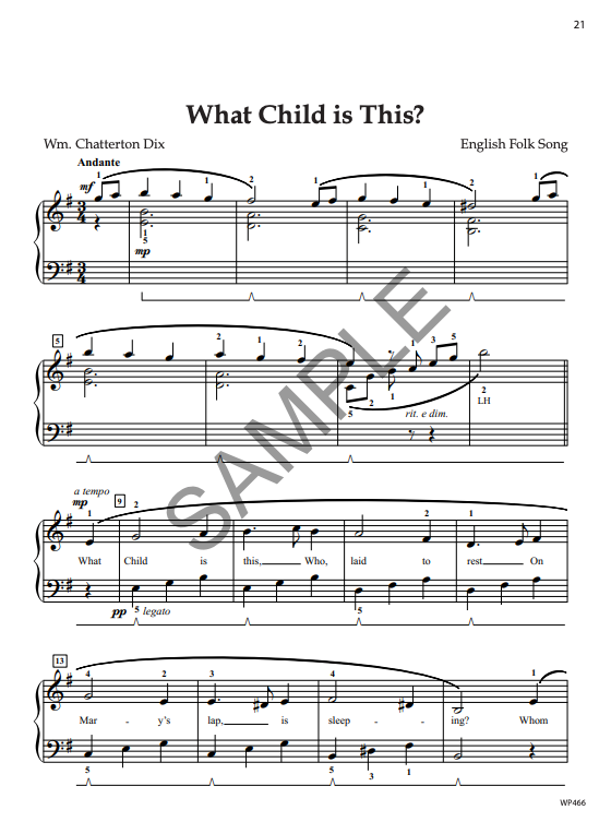 Bastien New Traditions: Christmas Classics Level 3 - Piano - Kjos