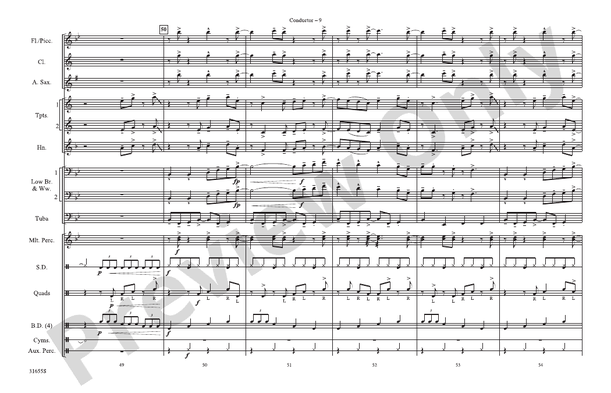 Wake Me Up Before You Go-Go – Marching Band Conductor Score & Parts (Digital Download)